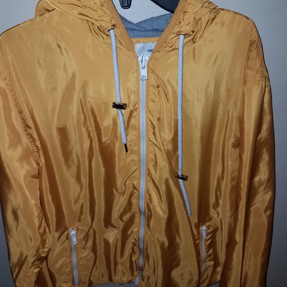 Gold windbreaker